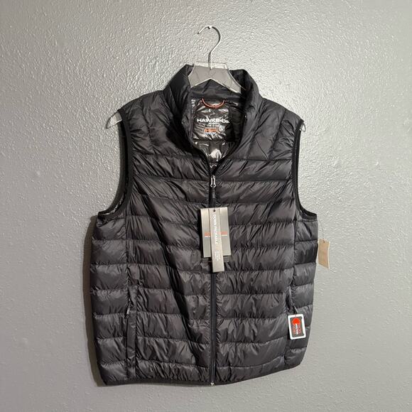 Hawke & Co NWT Black Down Packable Vest Size M - Picture 3 of 8